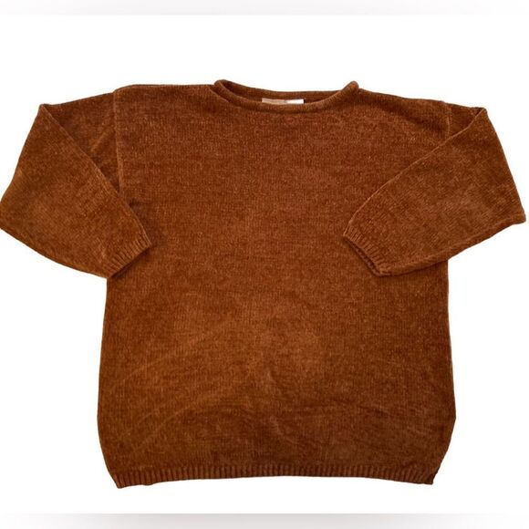 Huntington Ridge Orange Chunky Sweater Medium - Picture 2 of 7